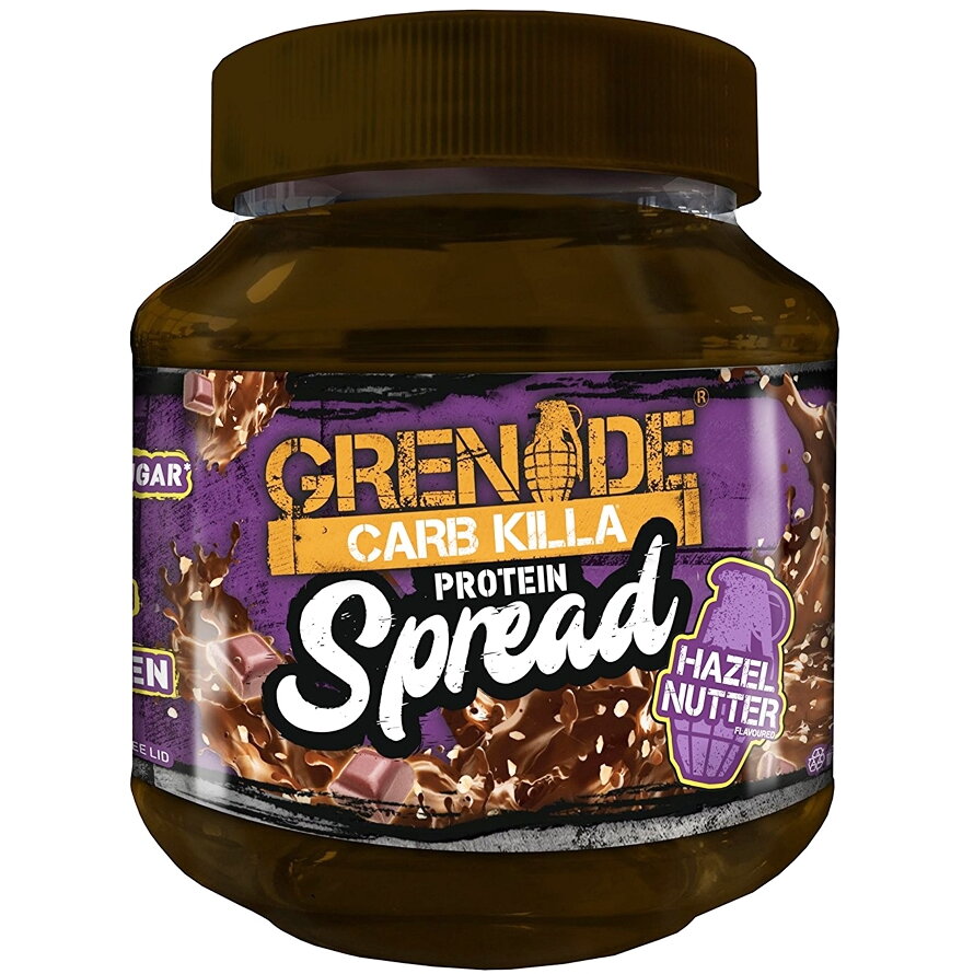 Carb Killa Protein Spread - Crema Proteica Tartinabila Cu Aroma De Ciocolata Cu Bucati De Alune 360 G