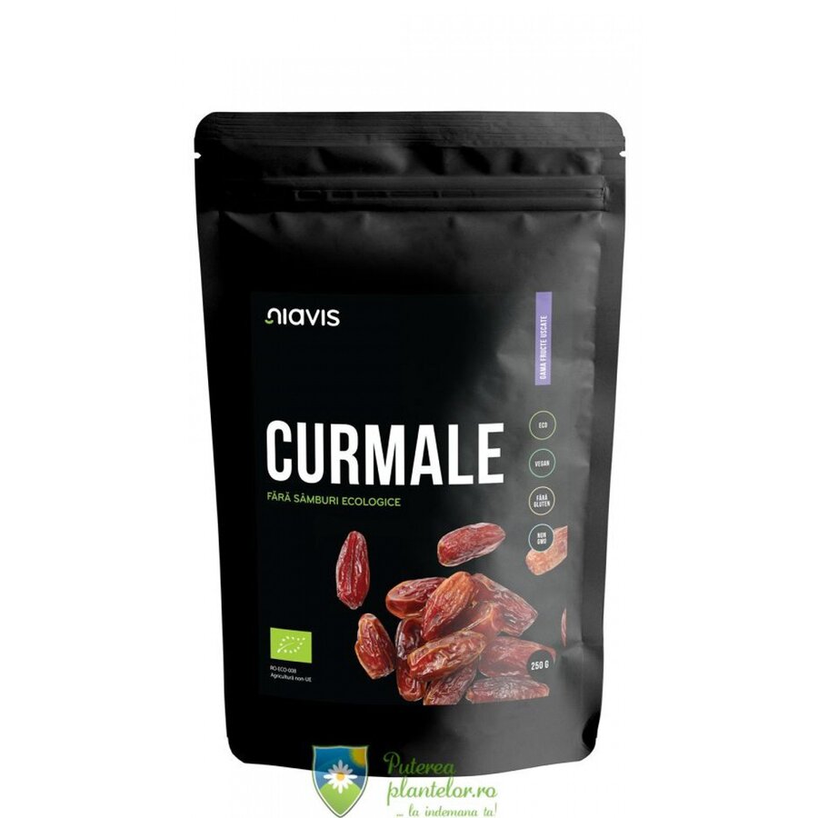 Curmale fara samburi Ecologice/Bio 250 gr