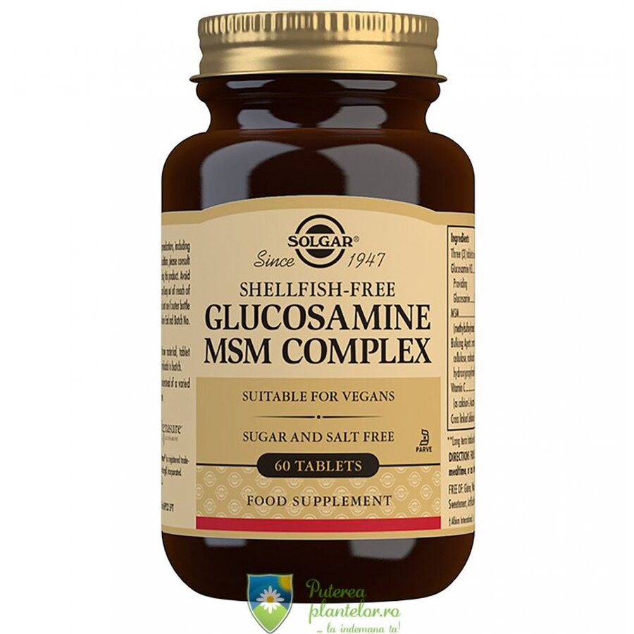 Complex Glucozamina MSM 60 tablete