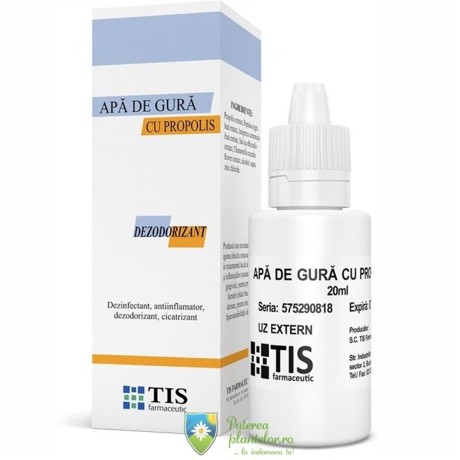 Apa de gura cu propolis 20 ml