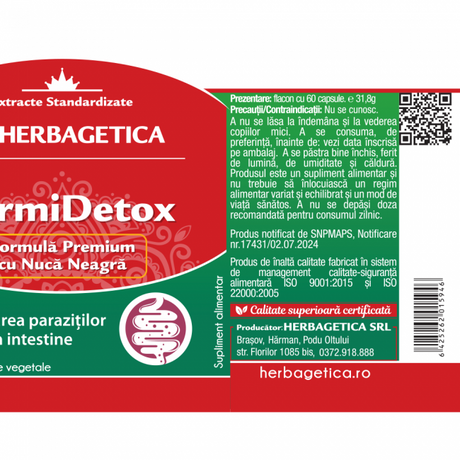 VERMIDETOX 60 CPS