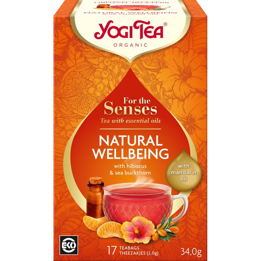 CEAI CU ULEI ESENTIAL, NATURAL WELLBEING, BIO 34G YOGI TEA