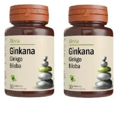 Ginkana Ginkgo Biloba 40mg Pachet 30 + 30 comprimate Alevia