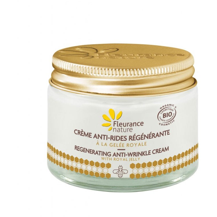 Crema antirid regeneranta cu laptisor de matca Fleurance Nature, bio, 50ml