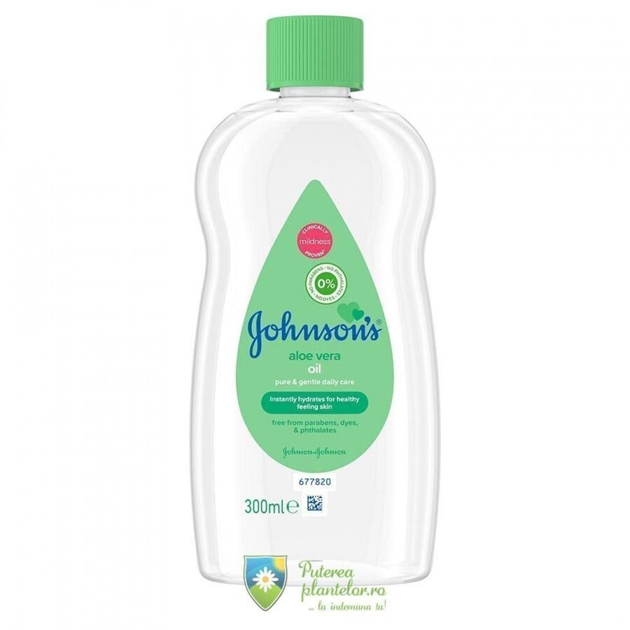 Ulei de corp Aloe vera Johnson's Baby 300 ml