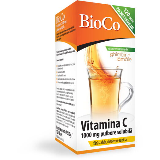 BioCo Vit C 1000mg pulbere x 120 doze