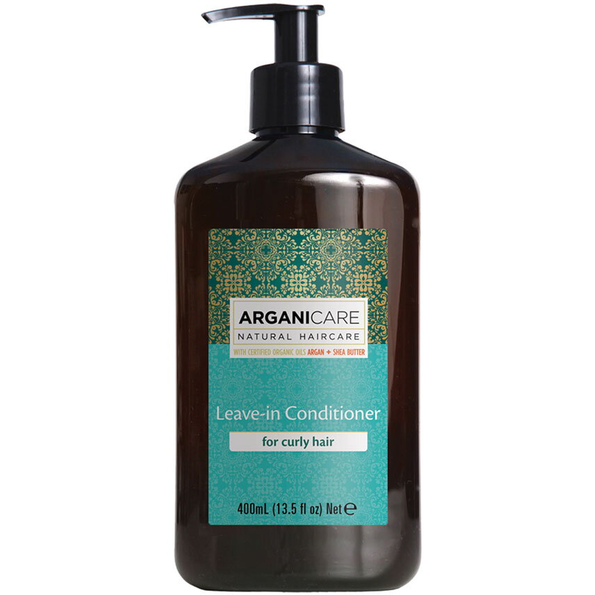 Balsam hidratant fara clatire cu ulei de argan pentru par cret, Arganicare, 400 ml