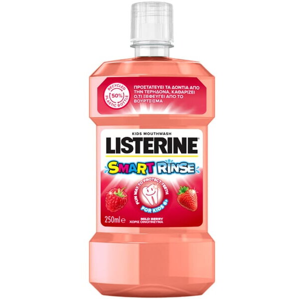 Apa de gura LISTERINE Mouthwash Kids Smart Rinse, 250ml