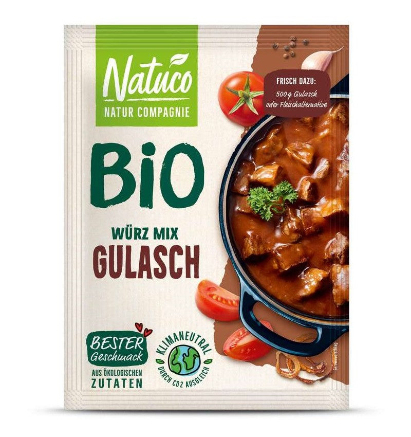 Mix de condimente bio pentru Gulas, 33g Natuco
