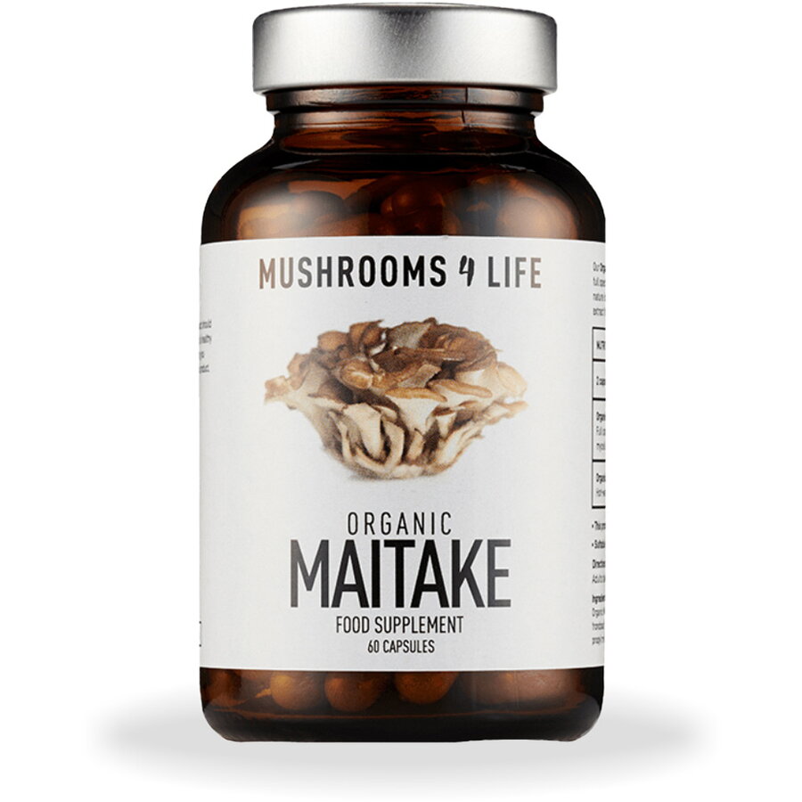 Organic Maitake Mushroom 1000 mg Full Spectrum (60 capsule), Mushrooms4Life