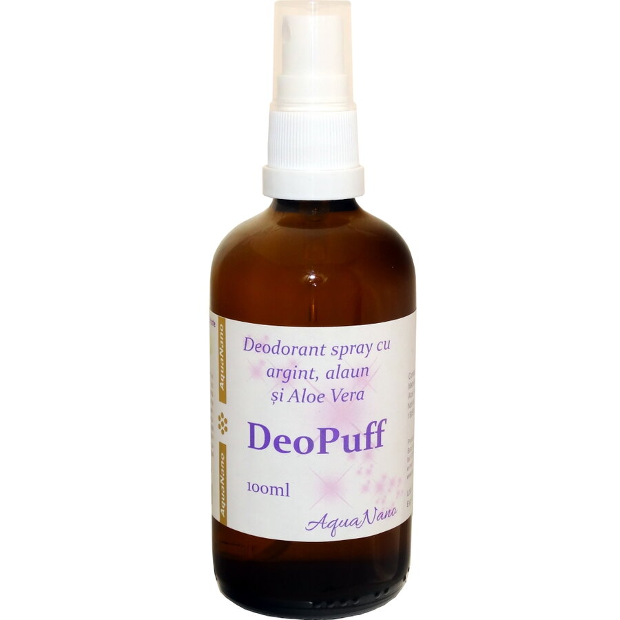 DeoPuff antiperspirant cu argint coloidal 100 ml