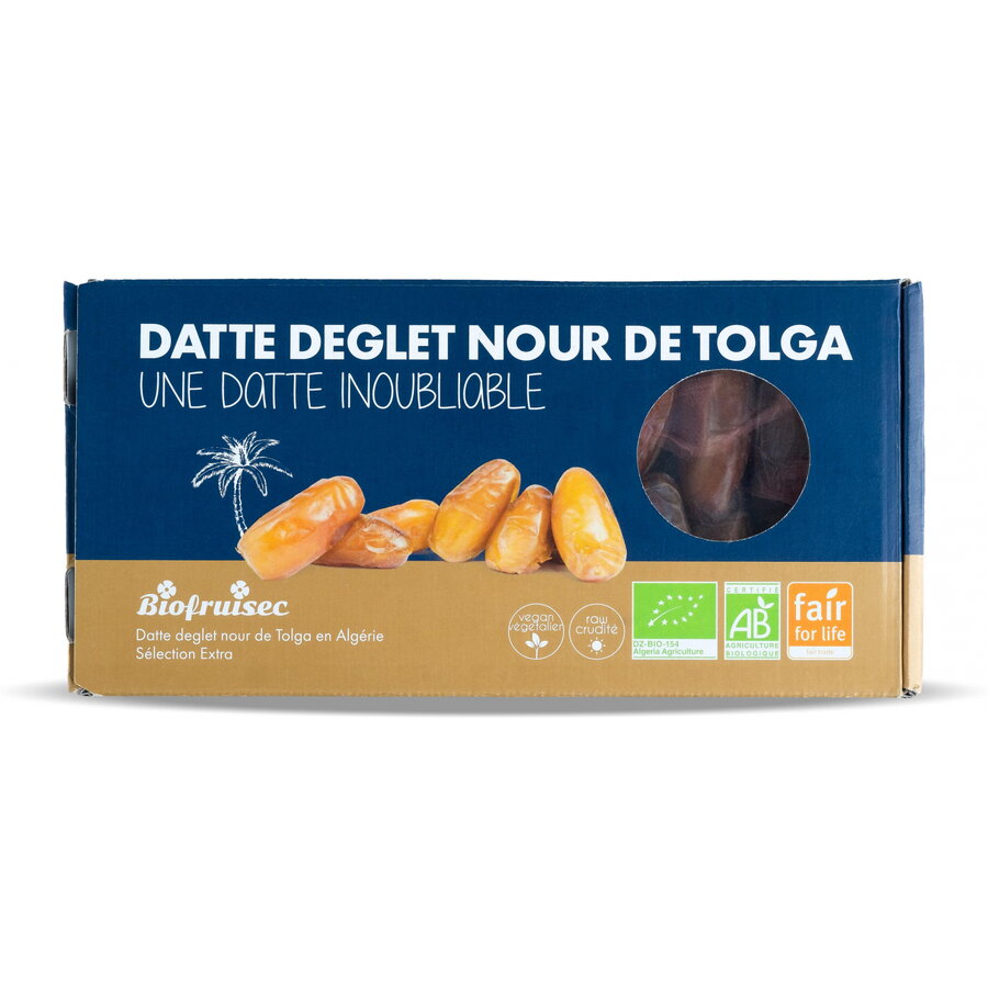 Curmale BIO, selectie Deglet Nour din Tolga Biofruisec 400g