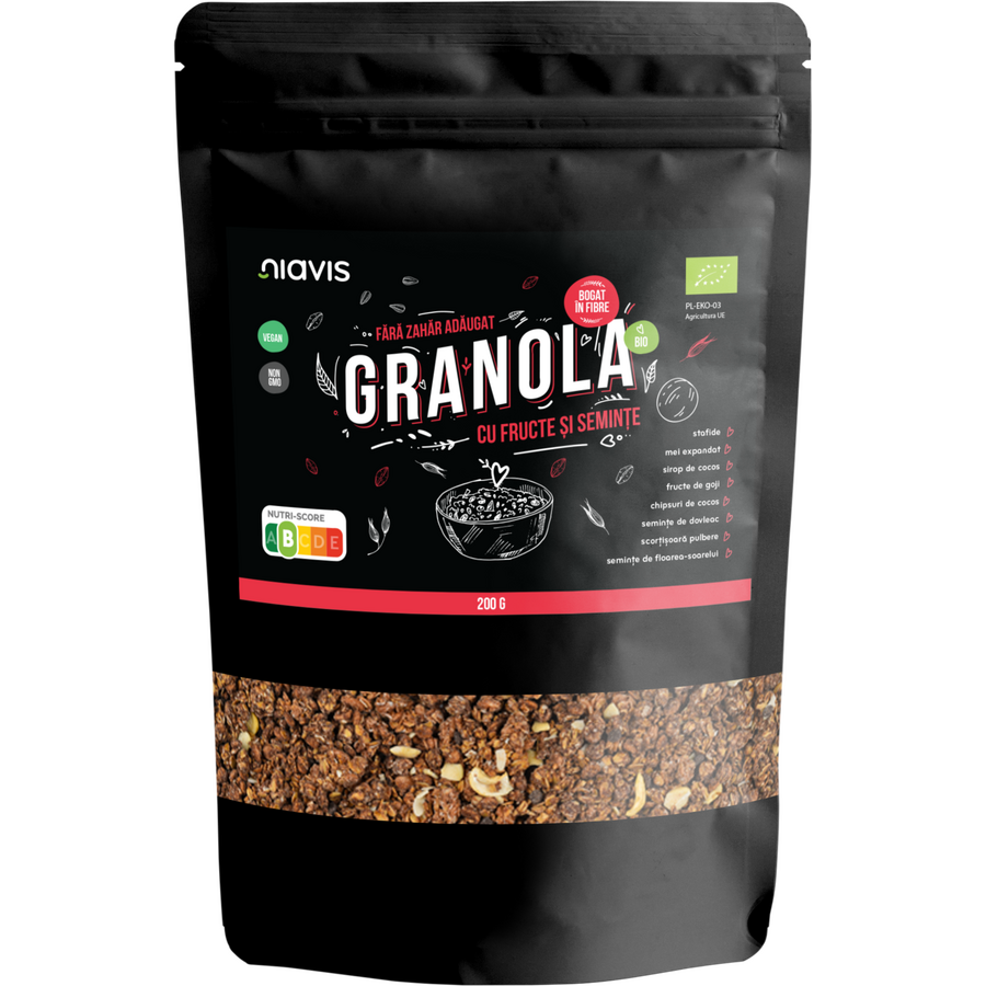 Granola cu Fructe si Seminte Ecologica/BIO 200g