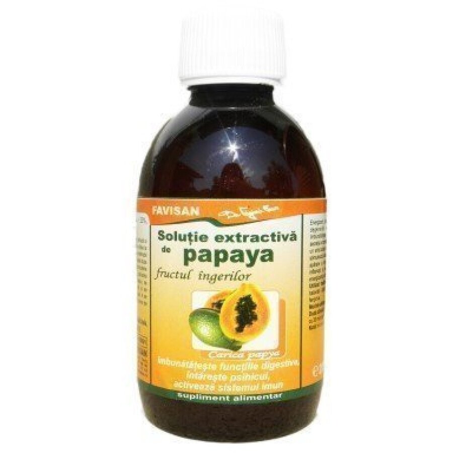 Solutie extractiva de papaya 200ml