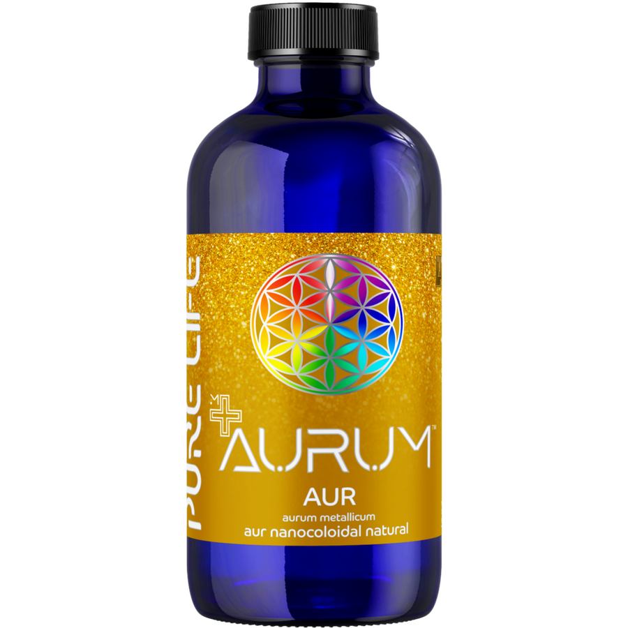 Aur Coloidal  AURUM 21ppm 240ml PURE LIFE