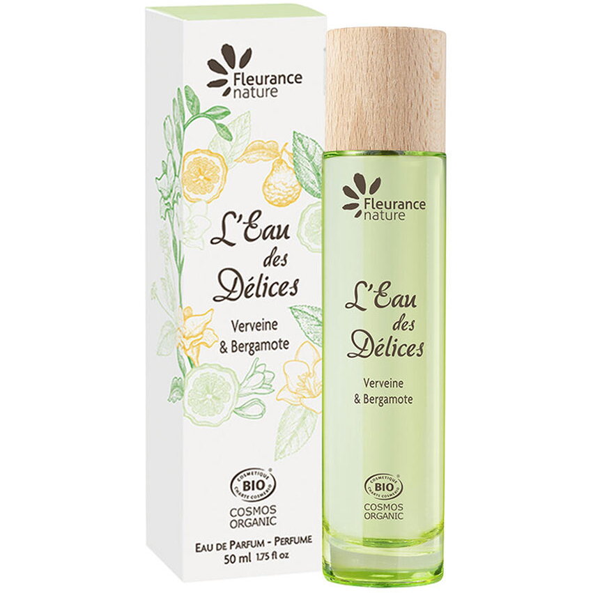 L'Eau des Délices Verbină și Bergamotă - apă de parfum bio, 50ml | Fleurance Nature