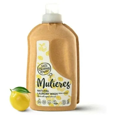 Detergent pentru rufe cu 99 ingrediente naturale Fresh Citrus (1.5 l), Mulieres