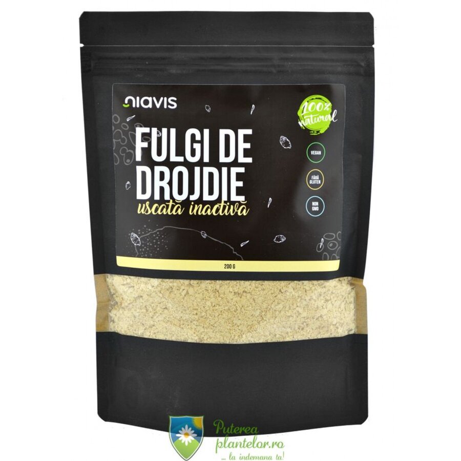 Fulgi de Drojdie Uscata Inactiva 200 gr