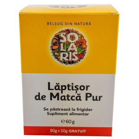 Laptisor de matca pur 50 g (+10 g cadou) Solaris