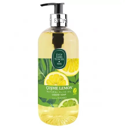 Sapun lichid cu ulei natural de masline Cesme Lemon, 500 ml, Eyup Sabri Tuncer