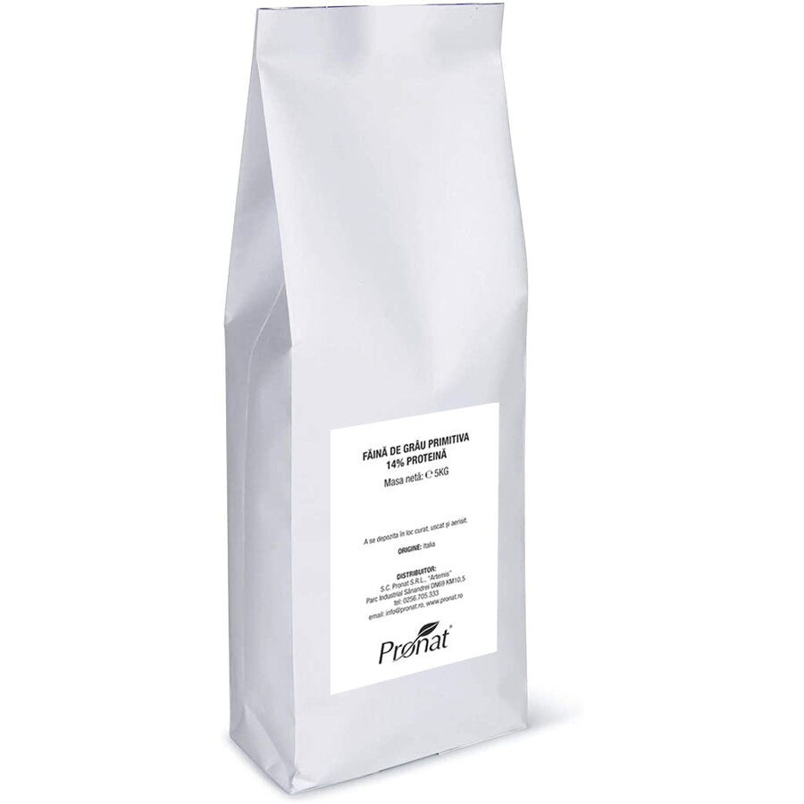 Faina de grau Primitiva 14% proteina, 5kg Pronat