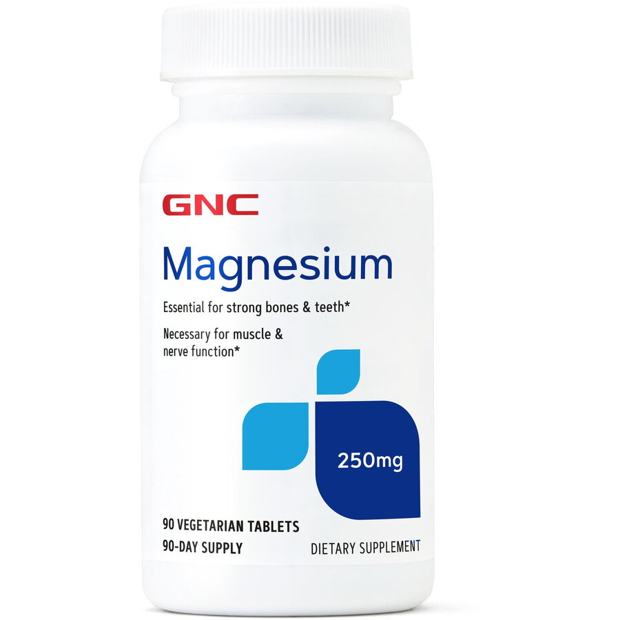 Gnc Magnesium 250 Mg, Magneziu, 90 Tb