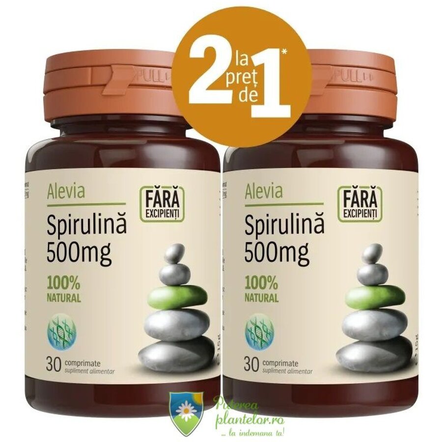 Spirulina 500mg 30 cpr 1+1 Gratuit