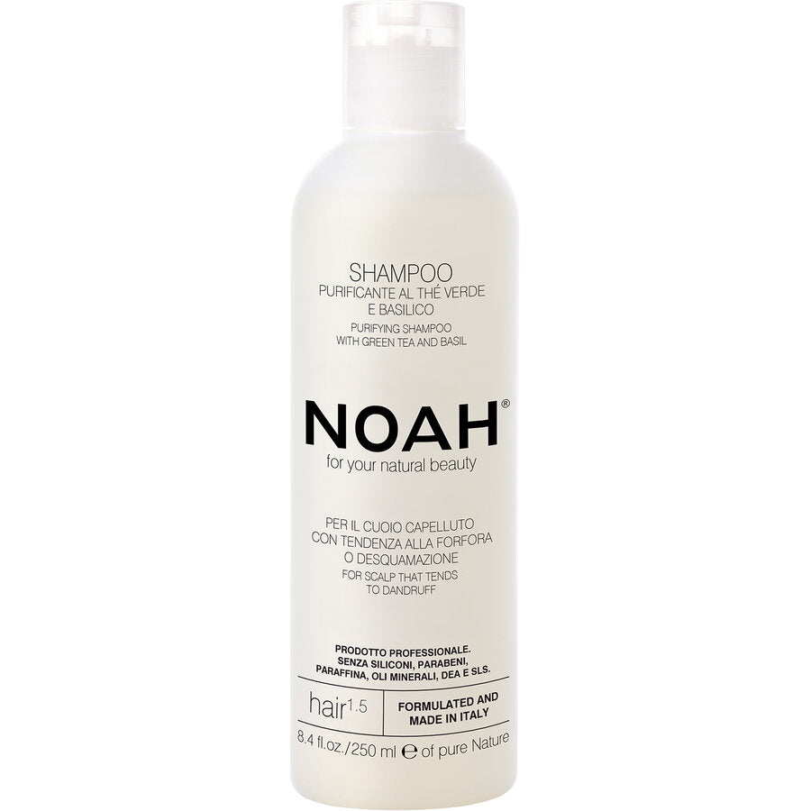 Sampon natural purifiant cu ceai verde pentru par cu matreata (1.5), Noah, 250 ml