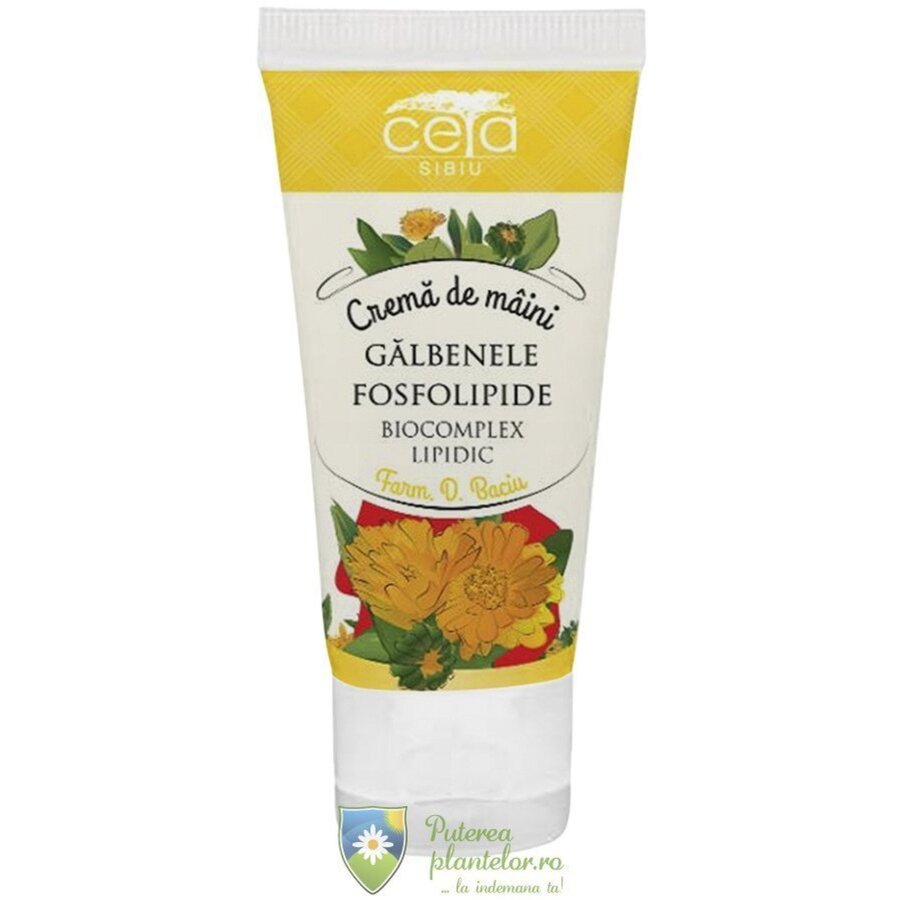 Crema de maini cu Galbenele si Fosfolipide 50 ml