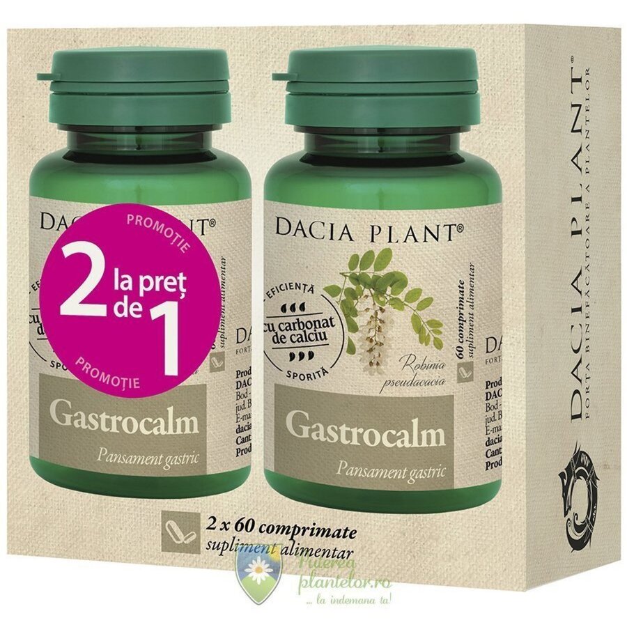 Gastrocalm 60 comprimate 1+1 Cadou