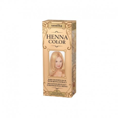 Balsam Colorant Henna Color 1 Blond Auriu 75ml Venita