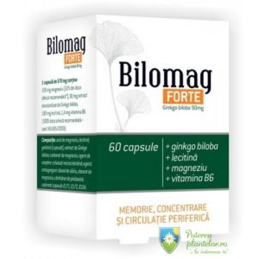 Bilomag Forte memorie 60 capsule