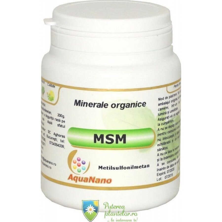 Msm AquaNano Pulbere 80 gr