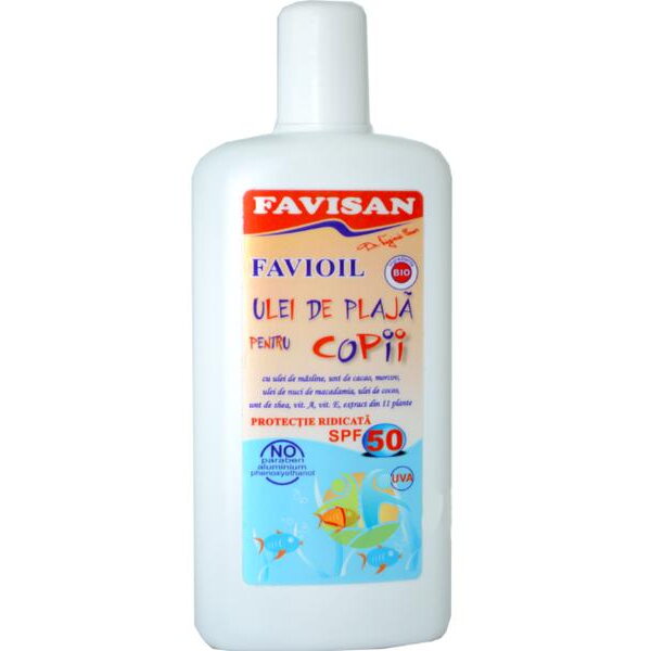 Ulei de Plaja pentru Copii SPF50 125ml FAVISAN