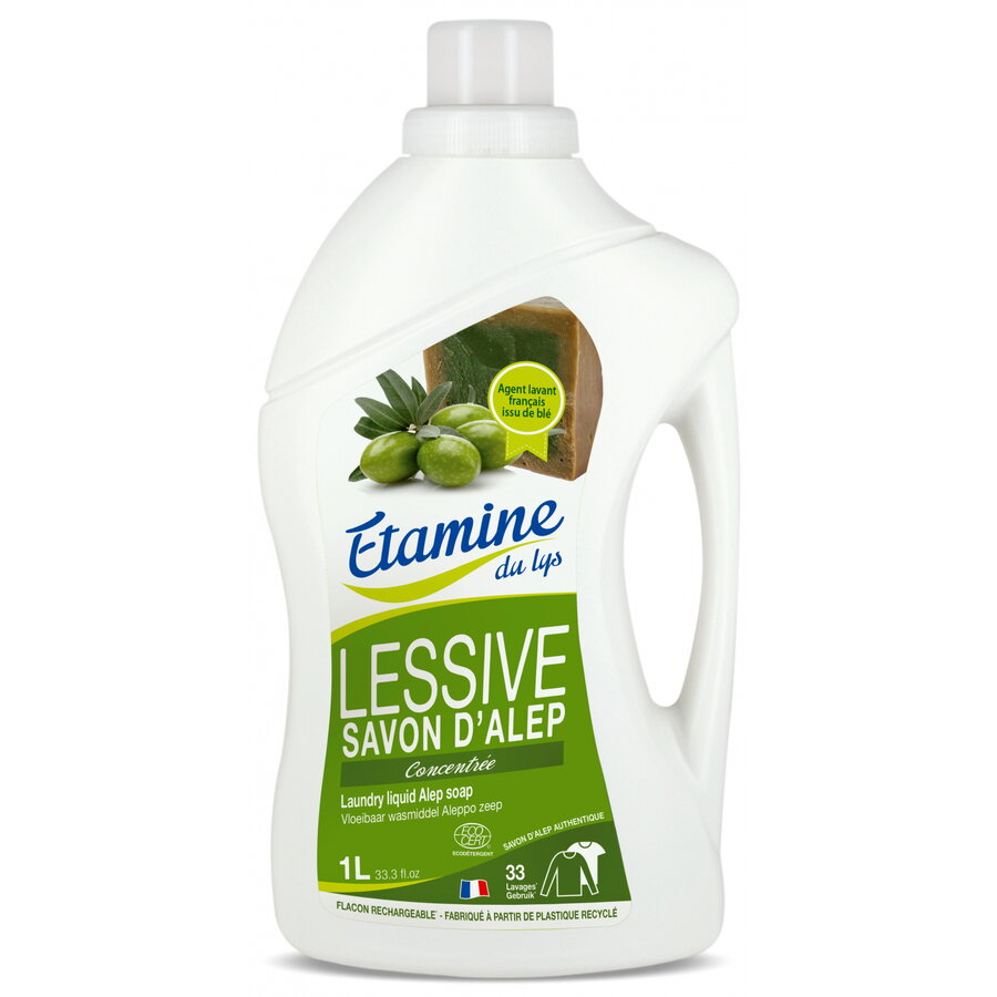 Detergent BIO rufe, cu sapun de Alep(piele sensibila) Etamine 1 L