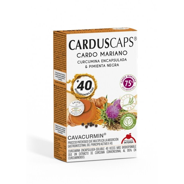 Capsule cu armurariu, curcuma si piper negru, 60 capsule Carduscaps