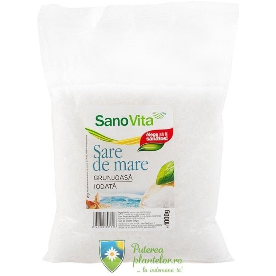 Sare de Mare Grunjoasa Iodata 1 kg