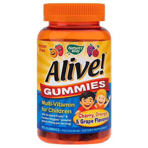 Alive Gummies Multivitamine pentru copii 90 jeleuri