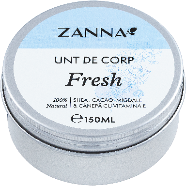 Unt de corp Fresh, 150ml, Zanna