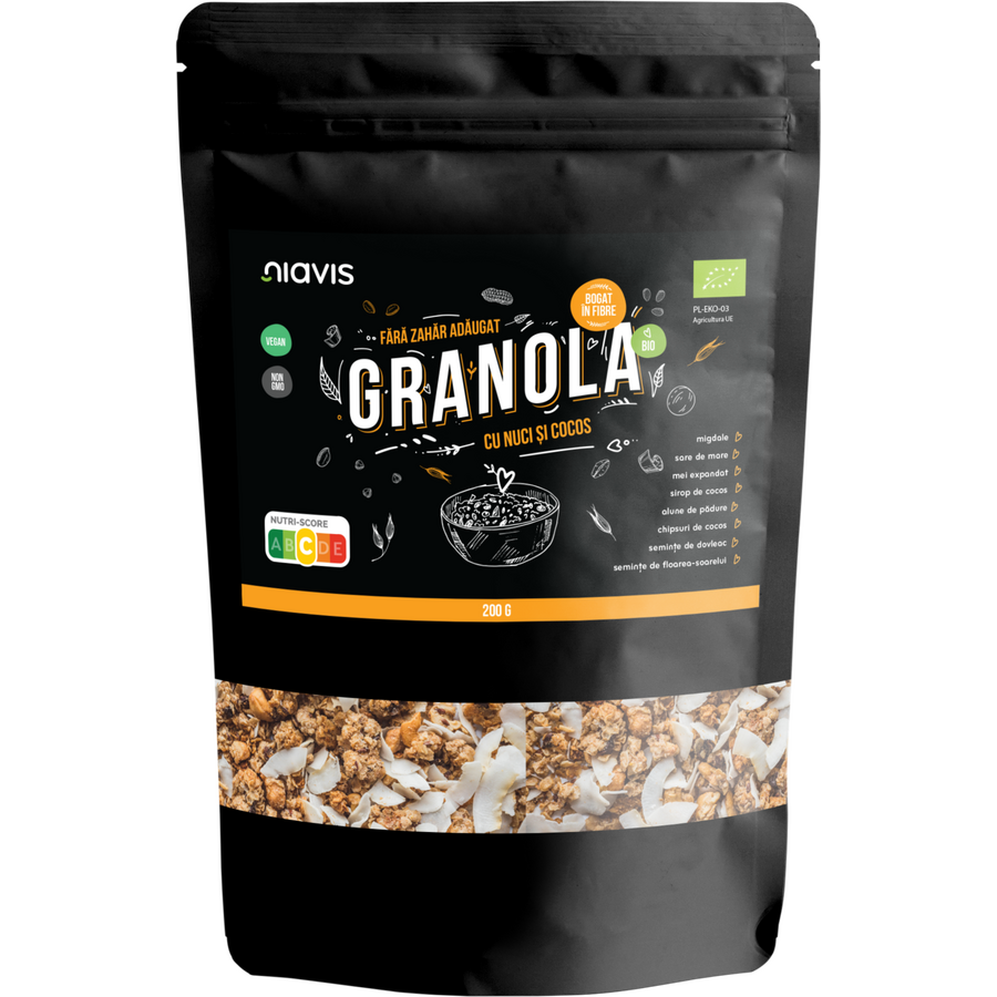 Granola cu Nuci si Cocos Ecologica/BIO 200g