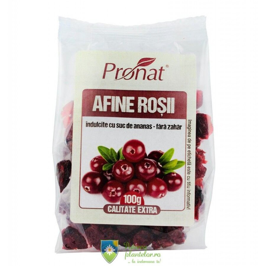 Afine rosii uscate 100 gr