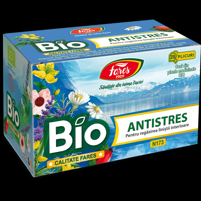 Ceai Antistres Bio, N173, la plic Fares