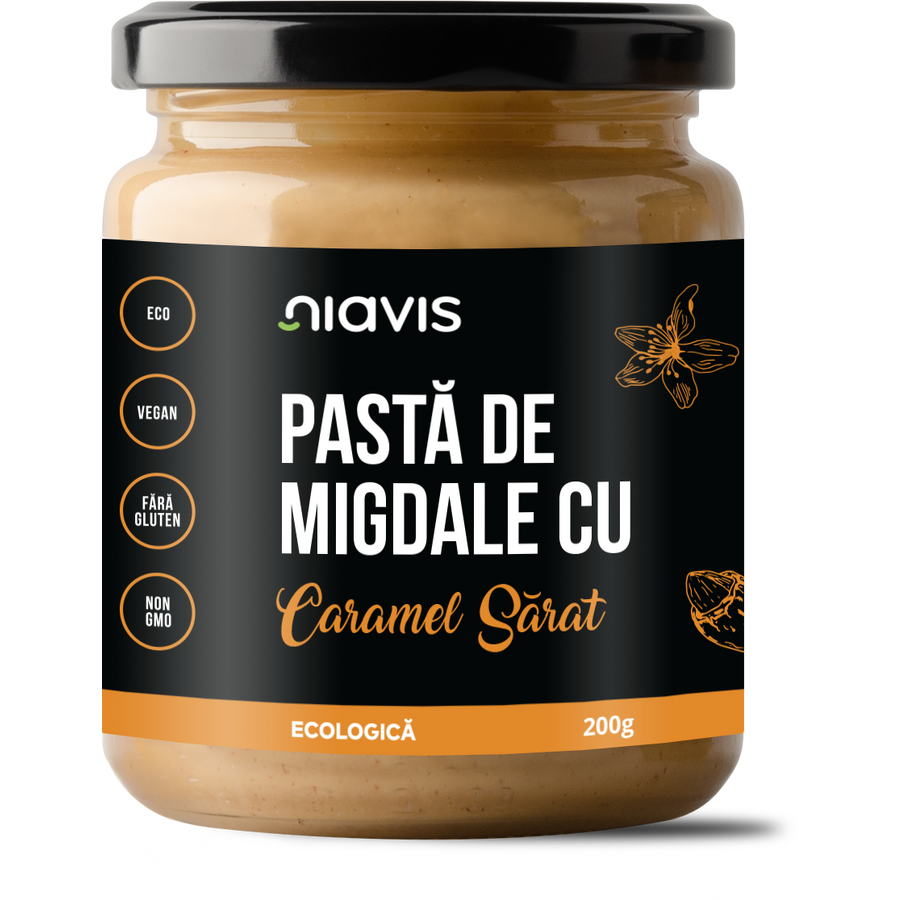 Pasta de Migdale cu Caramel Sarat Ecologica/BIO 200g