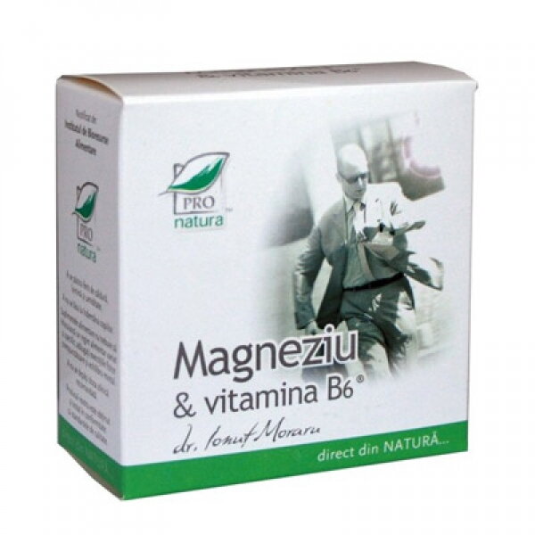 Magneziu Vitamina B6 60 capsule