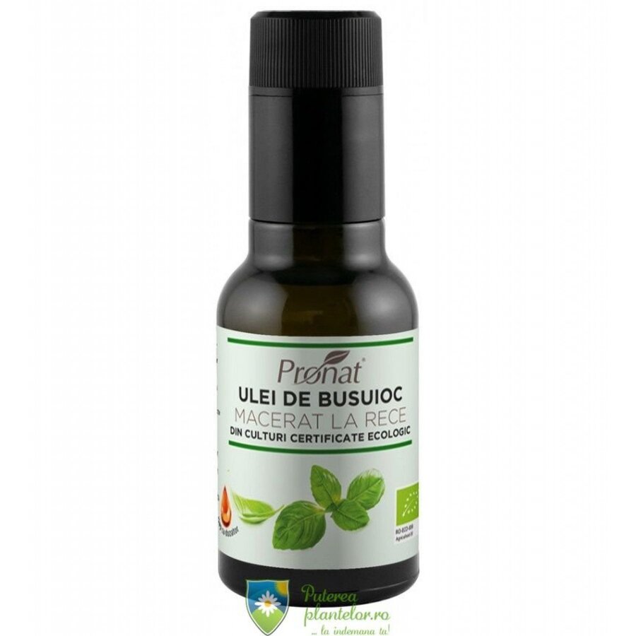 Ulei de busuioc macerat la rece Bio 100 ml