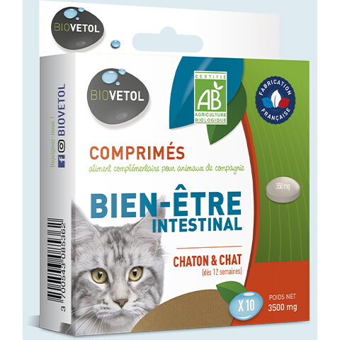 Bien-etre Bio intestinal pisici 10 tablete