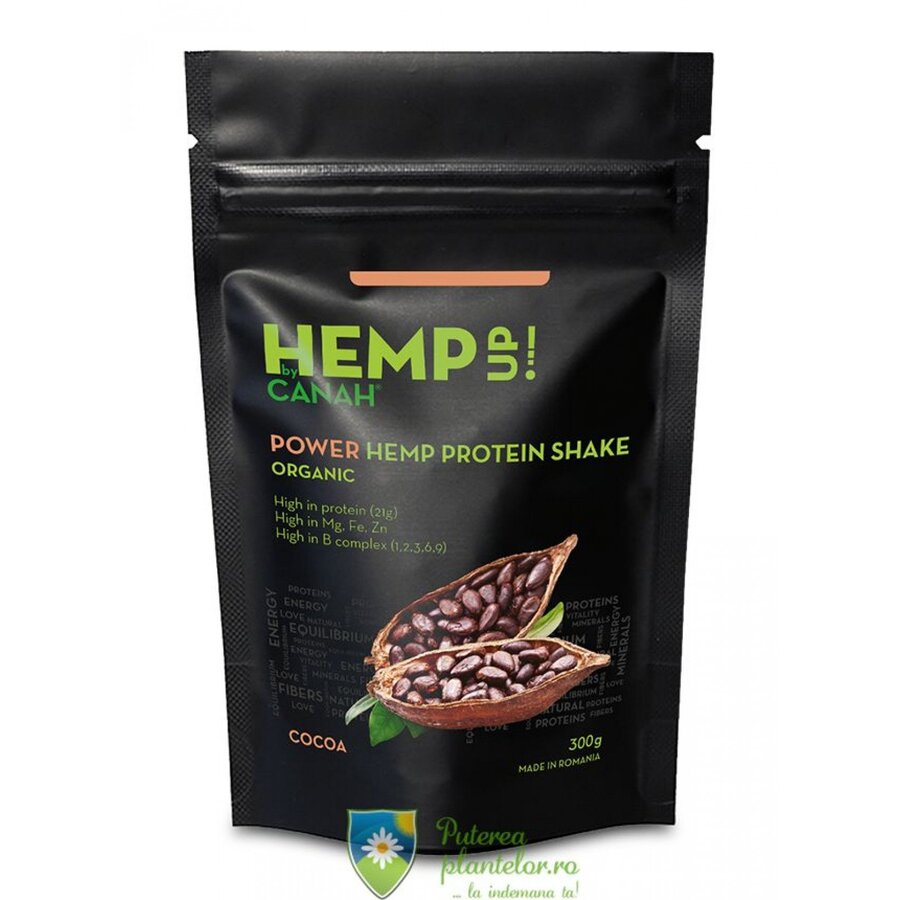 Power Hemp Up Shake Proteic de Canepa Eco 300 gr