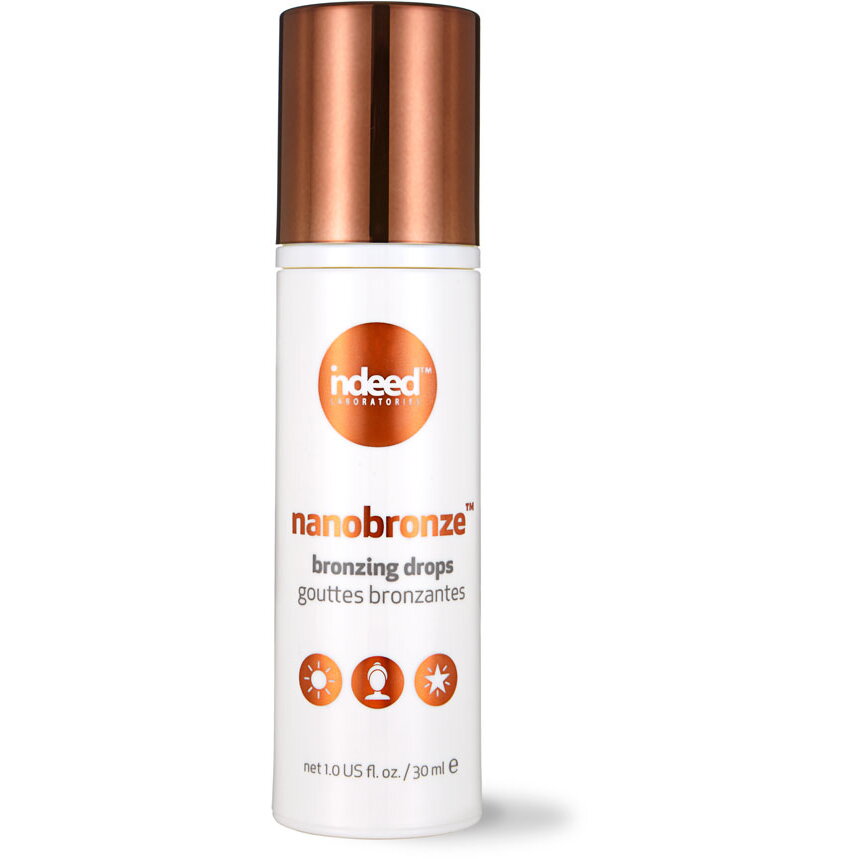 Nanobronze, Ser Bronzant Anti-Poluare cu Protectie Blue Light, Indeed Labs, 30 ml