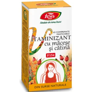 Vitaminizant cu macese si catina 63 comprimate masticabile