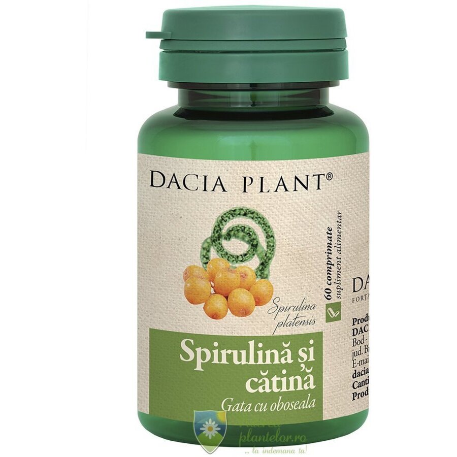 Spirulina si Catina 60 comprimate